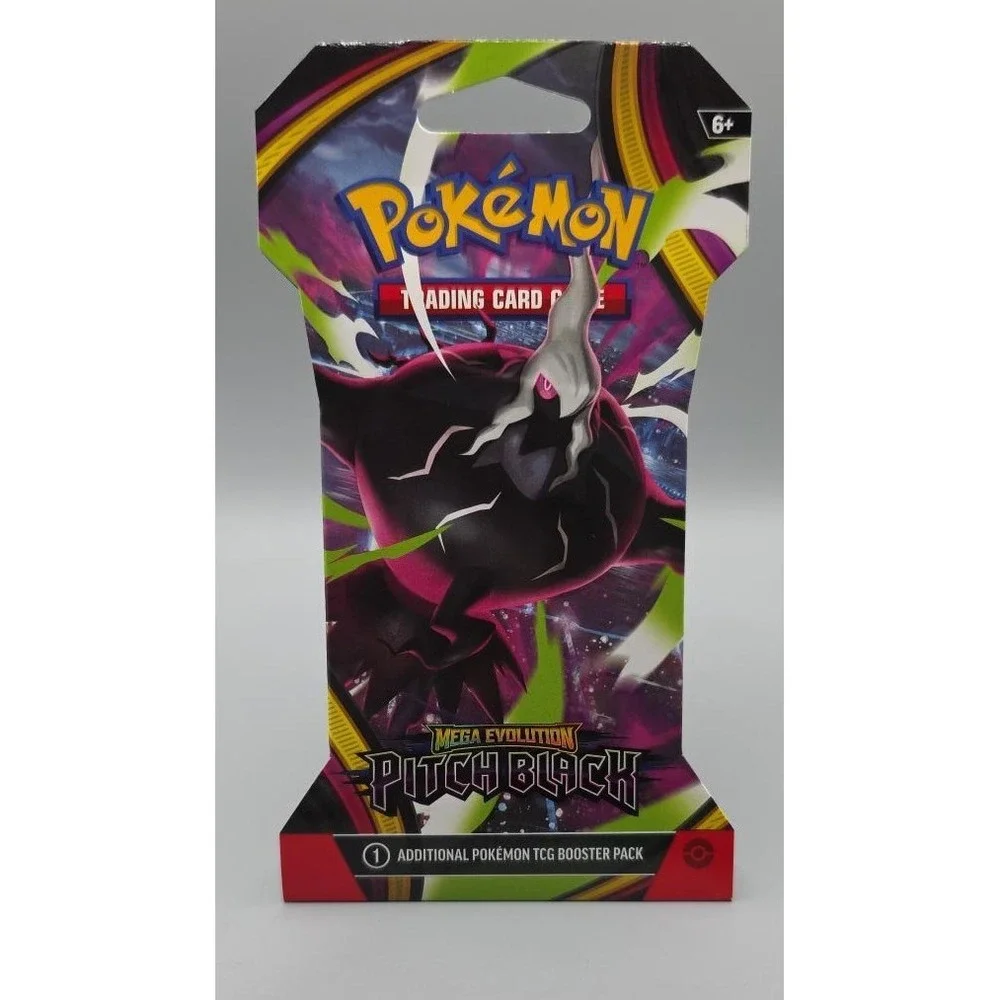 Pokemon TCG Mega Evolution Pitch Black Sleeved Booster Pack Mega Darkrai Sealed